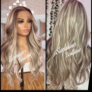 Human Hair Blended Lace Front Wig